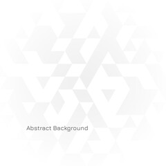 Obraz premium Abstract geometric white background