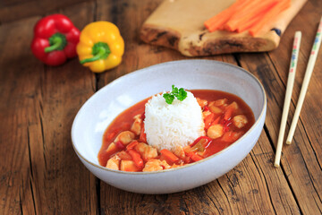 Sweet and sour chicken