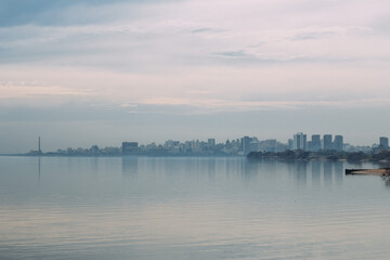 Naklejka premium view of the city