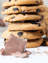 cookies and chocolate drops