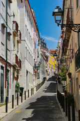 Fototapeta na wymiar Calles de Lisboa, Barrio Alto.