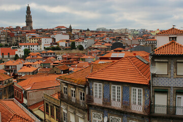 Fototapeta na wymiar Panoramica de Oporto.