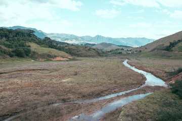 river in the mountains