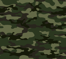Army camouflage green background, trendy design. Ornament. Vector graphics