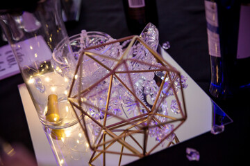 Decorative wedding table  centerpiece