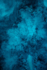 Fototapeta na wymiar Big blue Shisha Smoke