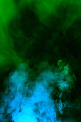 Fototapeta na wymiar Green Eyed Smoke in the Air
