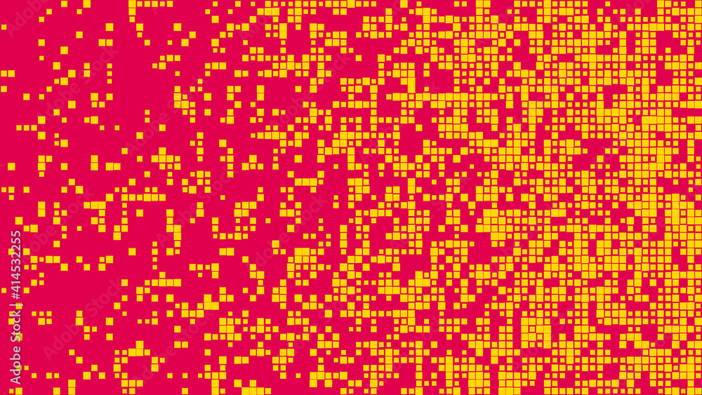 Poster abstract pixel background for website. comic pattern. mosaic of squares. vector illustration