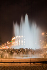 Europe, Austria, Vienna, Hochstrahlbrunnen, Fountain commemorating the Water Supply of Vienna