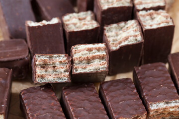sweets made from cocoa, sugar, flour