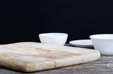 empty dishes plates for use in cooking