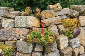 stone wall and stone
