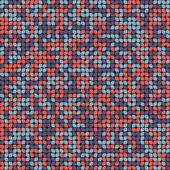 Fototapeta premium Abstract Geometric Pattern generative computational art illustration