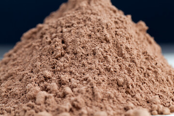 a large pile made from cocoa