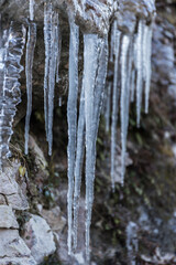 icicles on the roof
