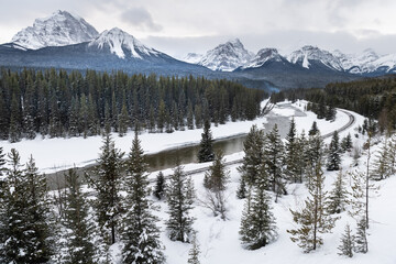 Beautiful landscape in Banff national park, Alberta, Canada