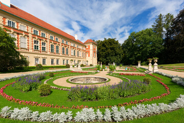 Fototapeta na wymiar 16th century baroque Lancut Castle, former Polish magnate residence, Lancut, Poland