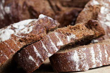 rye fresh loaf of bread