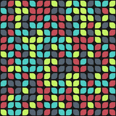Abstract Geometric Pattern generative computational art illustration