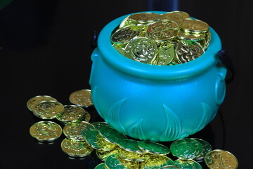 Pot of gold for luck