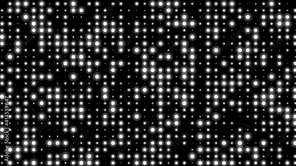 Poster dot white black pattern gradient texture background. abstract technology big data digital background