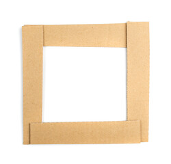 Fototapeta premium Cardboard, Carton, Ripped Kraft Paper, Wrapping Piece