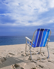 chairs on a beach