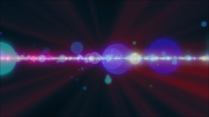 Obraz premium abstract space spots circles particles