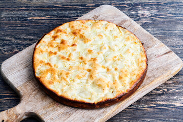 homemade cakes made of flour