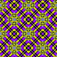 Seamless pattern with multicolored shapes.