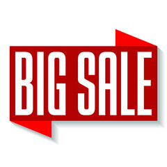 Sale banner template design Big sale special offer Vector illustration 