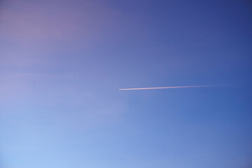 airplane in the sky