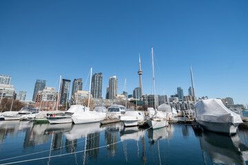 Toronto city skyline, Ontario, Canada