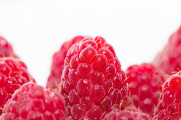 red raspberries, natural food
