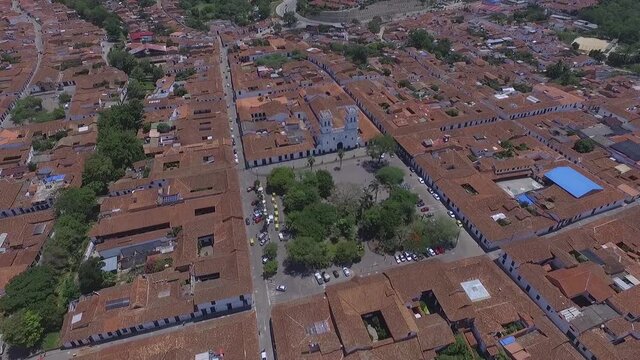 Panor&aacute;mica de Gir&oacute;n - Santander - Colombia drone Latinoam&eacute;rica   