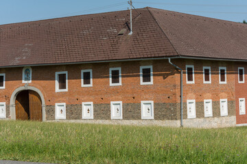 Large Farmhouse Of Brick Walls