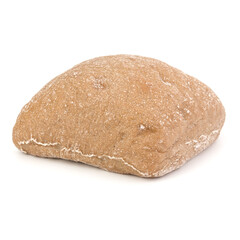 Ciabatta bread isolated on white background cut out