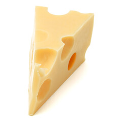 Cheese isolated on white background