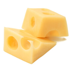 Cheese isolated on white background