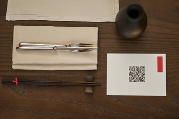 Ordering food becoming a contactless procedure with scanning codes