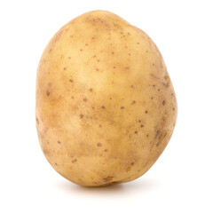 new potato tuber isolated on white background cutout