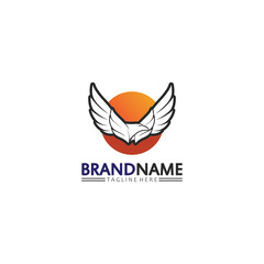 Falcon Logo Template vector