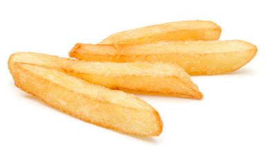 French Fried Potatoes isolated on white background