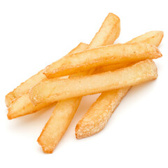 French Fried Potatoes isolated on white background