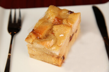 Piece of Peach Cake