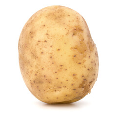 new potato tuber isolated on white background cutout