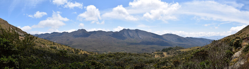 panorama of the mountains