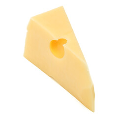 Cheese isolated on white background