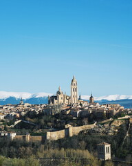 Fototapeta na wymiar daytime view of Segovia