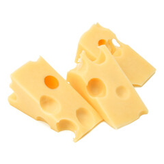 Cheese isolated on white background